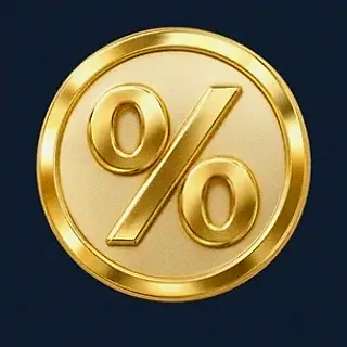 Gold percent coin — CuntSpin