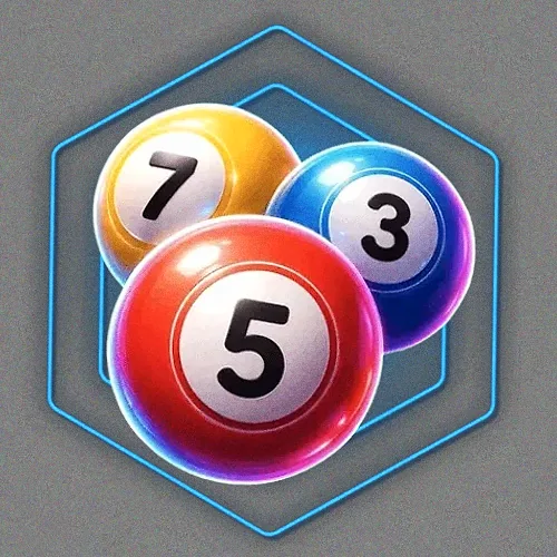 Numbered bingo balls