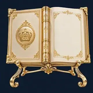 Ornate open book — CuntSpin